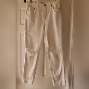 Pistola white distressed jeans